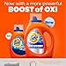 Tide Ultra Oxi Boost Liquid Laundry Detergent, 92 fl oz, 65 Loads, Advanced Stain Remover, Laundry Detergent Liquid with Extra Oxi Power