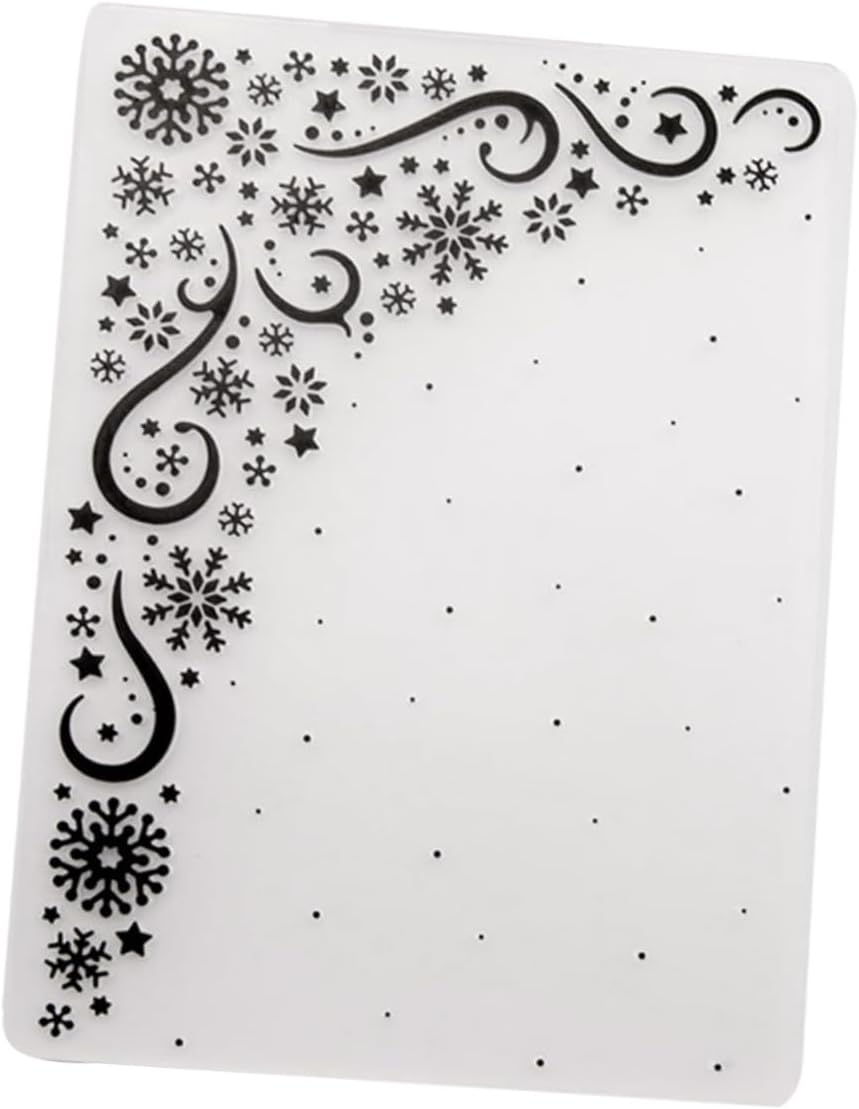 OHPHCALL Star Decor Embossing Dies Plastic Cutting Dies Stencil for Paper Crafting DIY Art