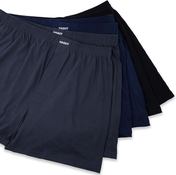 6 Pack Men's Boxer Shorts, Cotton Comfort Stretchy Men's Underwear Trunks, Soft Boxer for Men