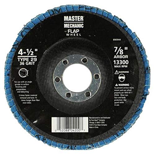 DISSTON COMPANY 890944 MM4-1/2x7/8 36G Flap Disc