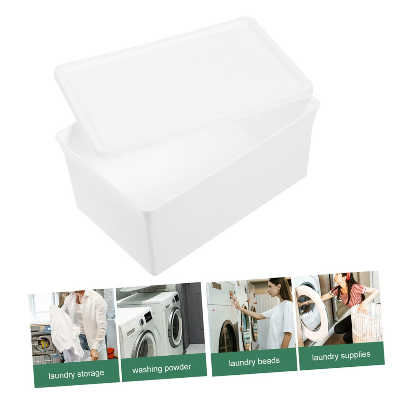 2pcs Laundry Holder Dryer Organizer Box for Laundry Storage Sturdy and Spacious