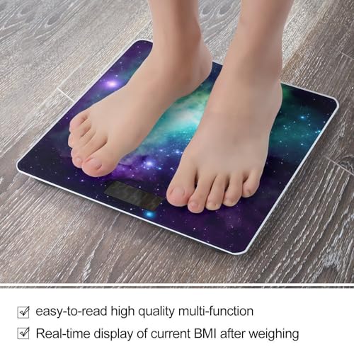 Báscula digital Galaxy vidrio templado 400 lb LCD miniatura 5