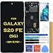 Produktbild HLTECH Ersatz-LCD-Display, Touch-Digitizer für Samsung Galaxy S20 FE 5G SM-G781 G781B G781U G781F/DS G781W (16,5 cm) (Schwarz mit Rahmen)