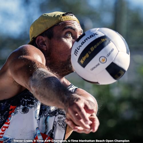 KING OF THE BEACH Miramar Beach Volleyball - Genuine Leather Game Ball by KING OF THE BEACH - Image 5