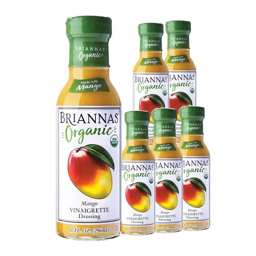 BRIANNAS - Organic Mango Vinaigrette Dressing - Certified Organic &