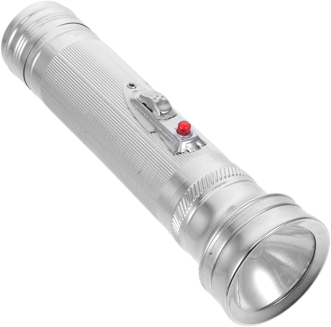 Cabilock Vintage Metal Flashlight Retro Design Portable Illumination for Camping and Outdoor Activities Lightweight and Compact Old-Fashioned Flashlight for Night Use