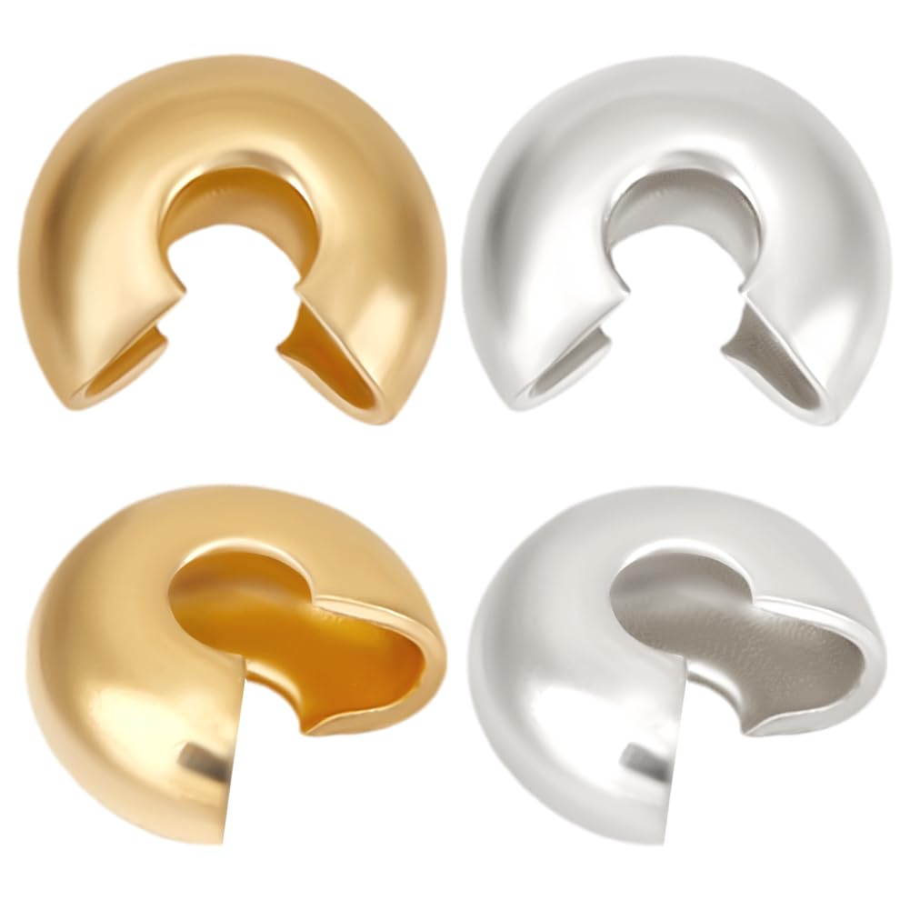 Perles à écraser 5 mm pour fermer et sécuriser vos bracelets et colliers faits main