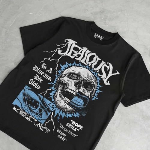 Image of DopeSkill Halloween Graphic Tee Streetwear Hip Hop Hypebeast Unisex T-Shirt Sneaker Colour Matching Shirts Spooky Graphic