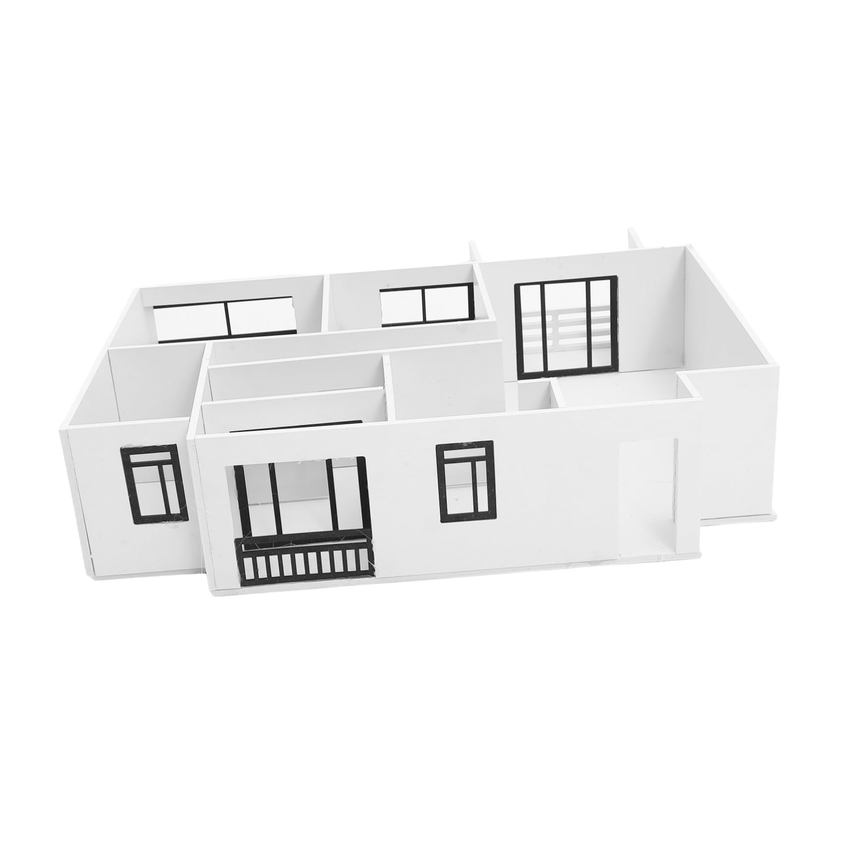 Tofficu Kit Modellismo Architettonico 1:25 per Progetto Appartamento Foglio Espanso Pvc e Acrilico, Visualizzazione Interni Intuitiva per Appassionati di Design Casa