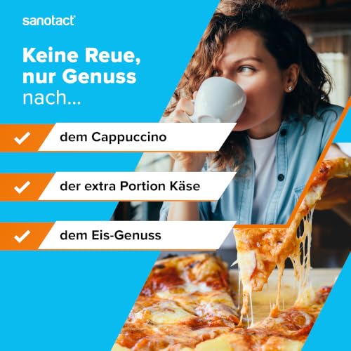 sanotact Laktase 7.000 DIREKT (90 Mini Laktasetabletten) • Laktose Tabletten für jeden Tag • Bei Laktoseintoleranz… – Ansicht 2
