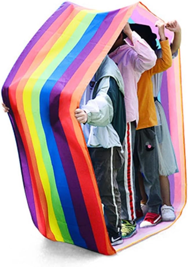 Teamwork Games Playing Run Mat, 2-18 Adult Kids Fun Coordination and Cooperation Game Running Mat, Easy to Carry (Size : Kids-4M)