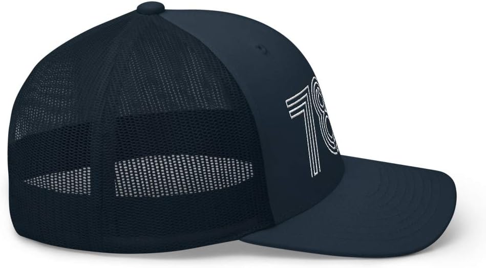 78 1978 Vintage Retro Trucker Cap Hat, 45th Birthday Embroidered Unisex Hat Gift