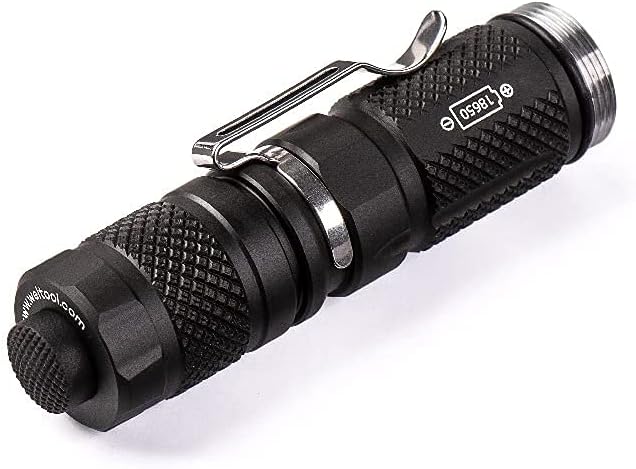 Weltool BB3 Flashlight Body Kit for Surefire M600DF Weapon Light Head KE2-DF (Indule BB3 Tube and TC59 Tailcap) (Black Color)