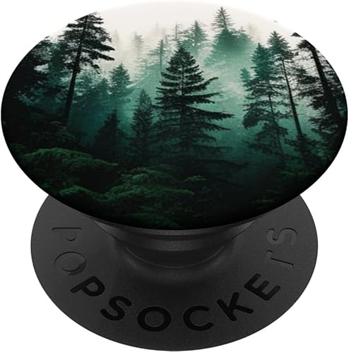 Miniatura 1 de Bosque de pino, bosque, naturaleza, verde, para exteriores, explora PopSockets intercambiables PopGrip