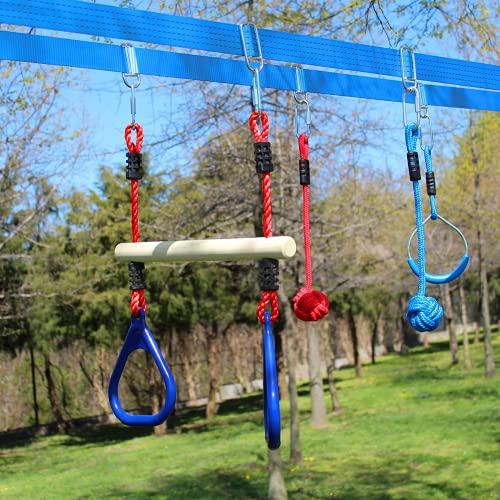 Lily's Things Replacement 80 Foot Slack Line And Ratchet For Double Slackline Course - Ninja Slackline Kit Replacement Line - Slackline For Kids And Adults #TOP6