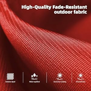 PHI VILLA 13 ft Outdoor Patio Umbrella Large Rectangular Double Sided Market Table Twin Umbrellas with Crank Handle for Deck Pool