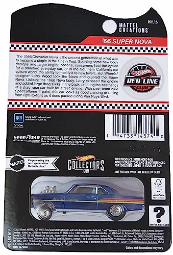Hot Wheels 66 Super Nova 1:64 Azul miniatura 2