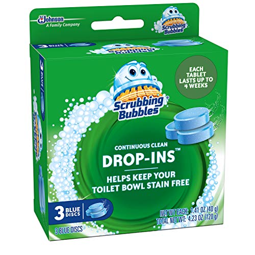 image for Scrubbing Bubbles Continuous Clean Drop-Ins Toilet Cleaner Tablet, Rep
