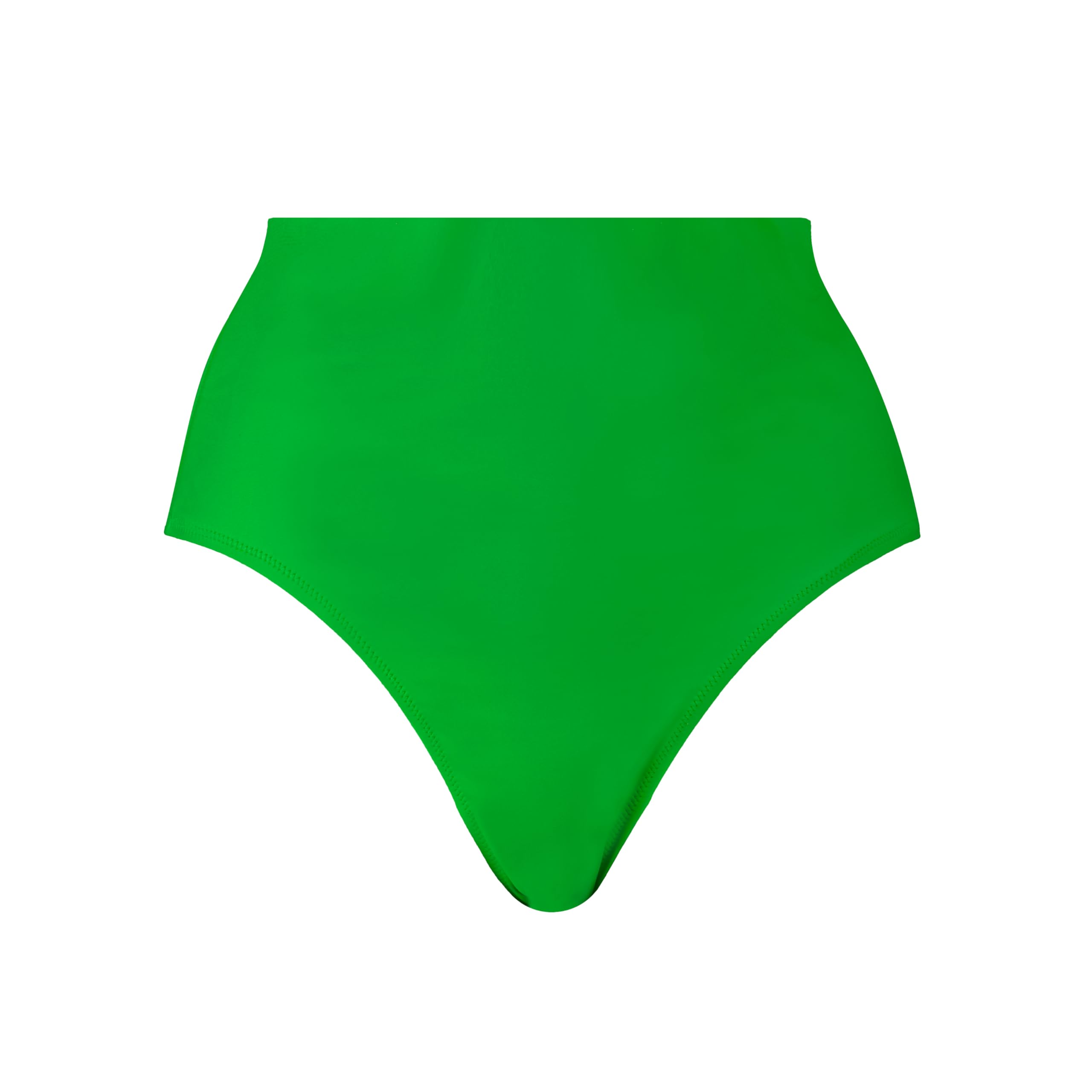 Puma Swim Women's High Waist Briefs 1P, Fluo Green, XL