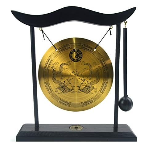juanxian Zen Art Brass Feng Shui Desktop Gong H1303 Cover