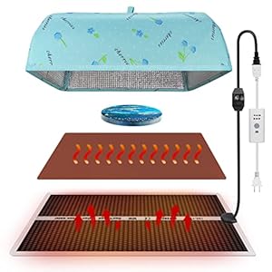 Epoxy Heating Mat with Cover Timer, Heat Pad for Resin Molds, Fast Curing Drying Warming Machine