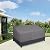 Easy-Going Outdoor Couch Cover, Heavy Duty 3-Seater Patio Sofa Cover, Windproof Outdoor Furniture Cover with Air Vent (88Wx32.5Dx33H inch,Gray/Dark Gray)