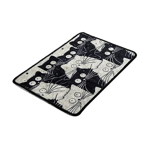 Alfombra de baño gatos