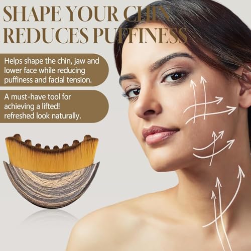 Image of Lymphatic Contour Face Brush, Face Brush, Contour Brush Soft Bristle Face Massager For Daily Lymphatic Designed for The Face Gentle Enough for Daily Use