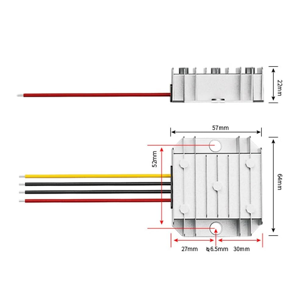 24VDC to 12VDC 10A Converter Step Down Stabilizer Voltage Regulator Module