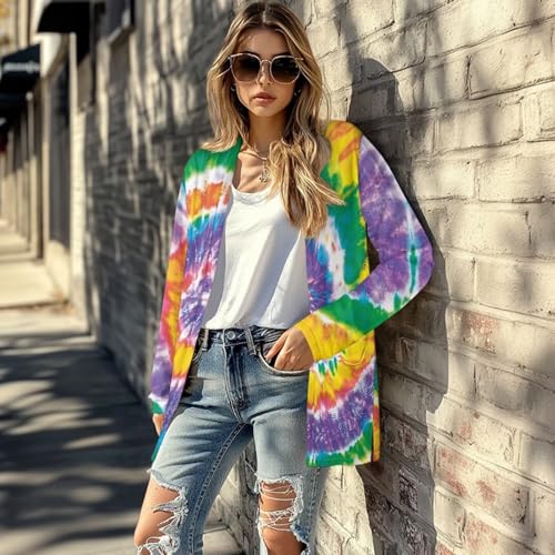 Image of Womens Open Fron Cardigan Sweaters Long Sleeve Tops Daily Coats