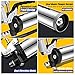 Bravex Grease Gun, Heavy Duty Pistol Grip Grease Gun Set 14oz with 18 Inch Flex Hose,6000 PSI …