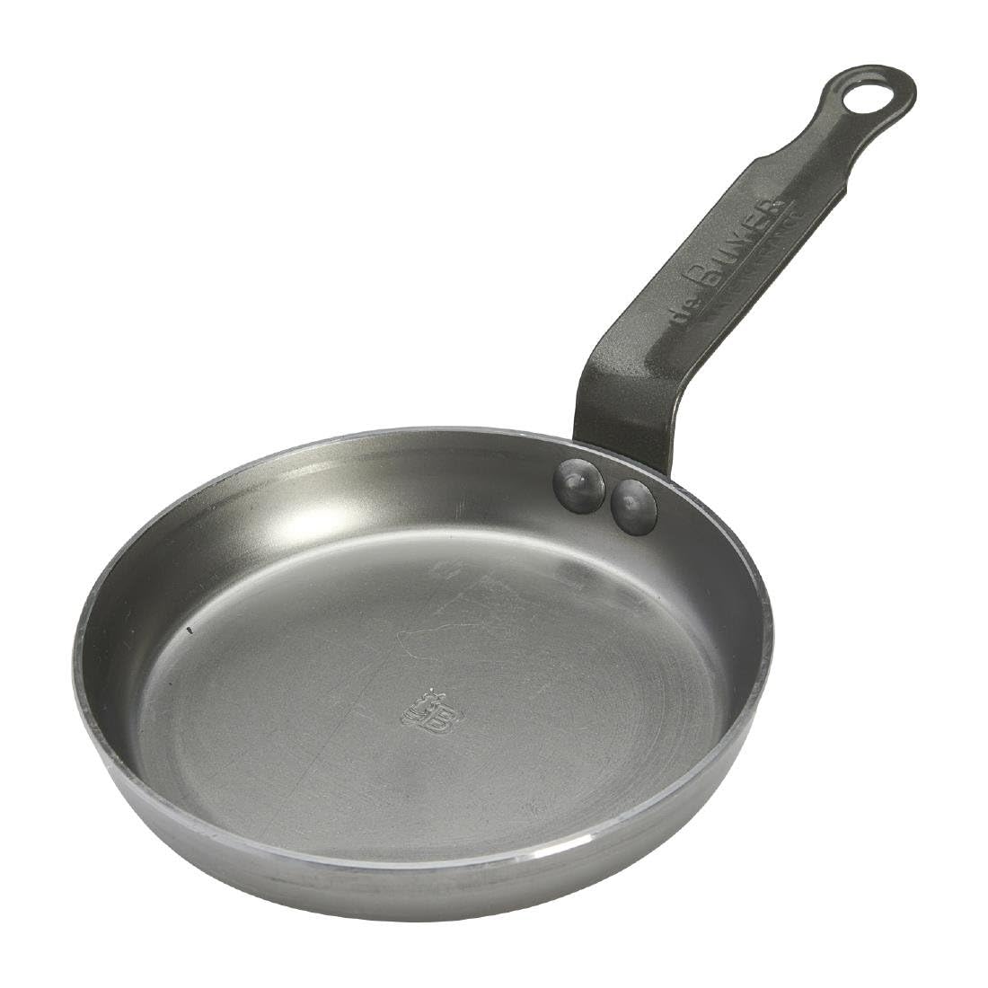 Poêle à blinis en acier Mineral de Buyer de 14 cm antiadhésive naturelle au culottage