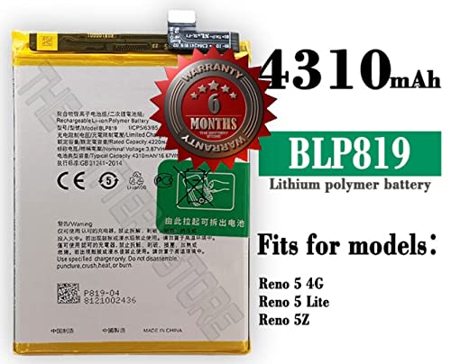 Image of Original BLP819 Battery for Oppo A57 / 5 4G / 5 LITE / 5Z Battery with 6 Month Warranty ****(J00169)