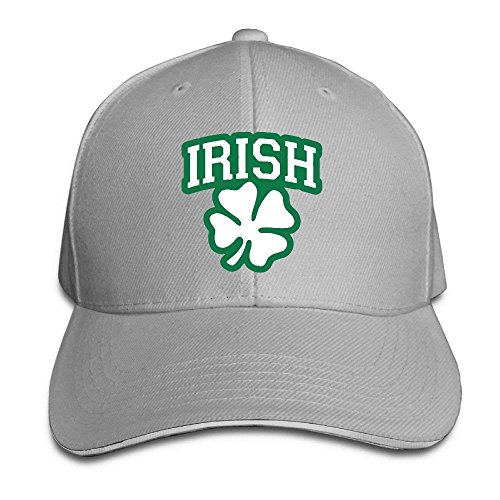 longkouishilong Gorras béisbol Women's/Men's Irish Giant Shamrock Adult Adjustable Snapback Hats Baseball Cap
