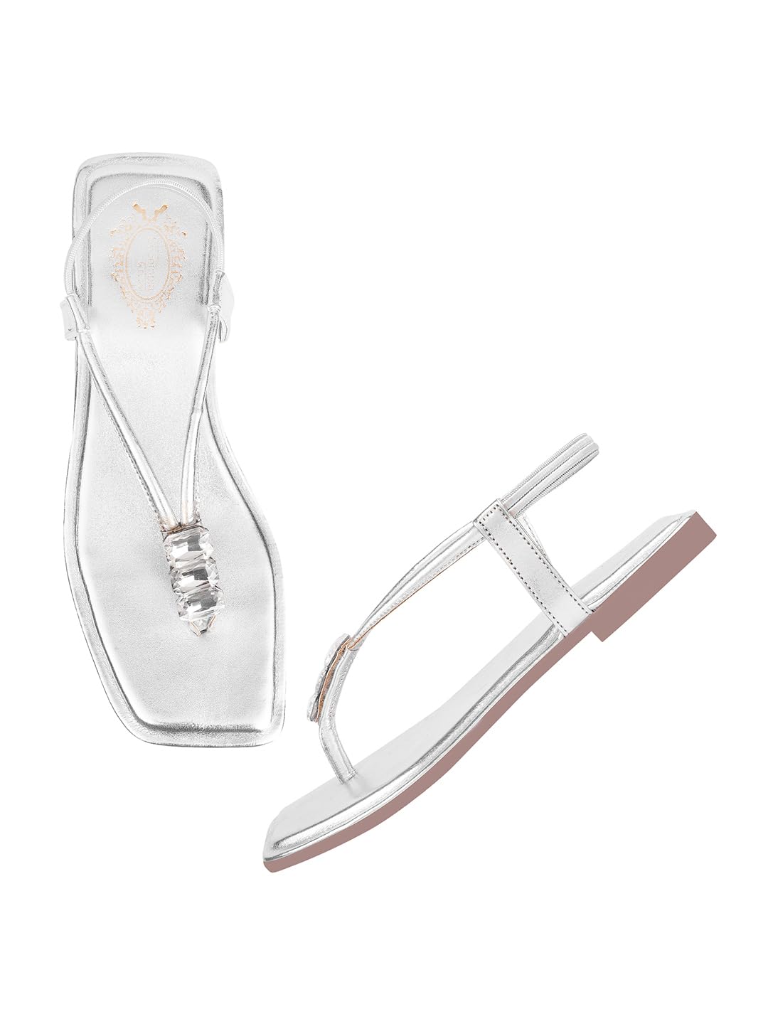 Shoetopia Womens SND-131 Flat Sandal-4 Kids UK (SND-131-Silver)-EU37 (B0D14DWF79) Amazon Price History, Amazon Price Tracker