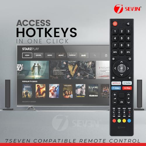 7SEVEN® Compatible with Nokia Tv Remote Control Suitable for Smart Android UHD HD Television 32HDADNVVEE 40FHDADNVVEE 43FHDADNVVEE 43UHDADNVVGE 50UHDADNVVGE 55UHDADNVVGE Models 4 51FHa7gUpuL