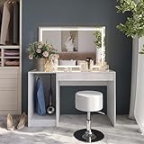 El Mueble de maquillaje con luz y la silla 