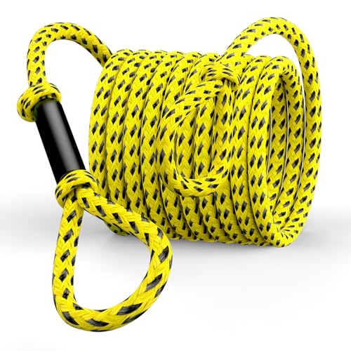 60FT 3-6K Boat Tow Rope for Tubing Heavy Duty 3-6 Person Tube Tow Rope for Boating Floating Towable Tube Ropes Pulling Ski Ropes for Tubing