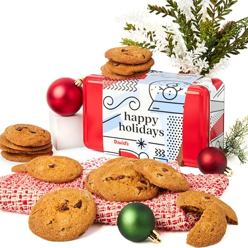 David’s Cookies Thin &amp; Crispy Cookies – Winter Wonderland Sampler Tin