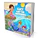 Personalized Story Book by Dinkleboo - "The Mermaid" - For Girls Aged 0 to 8 Years Old - A Story About Your Daughter Meeting New Magical Friends - Smooth Satin Paper - In Soft and Hard Cover (8"x 8")