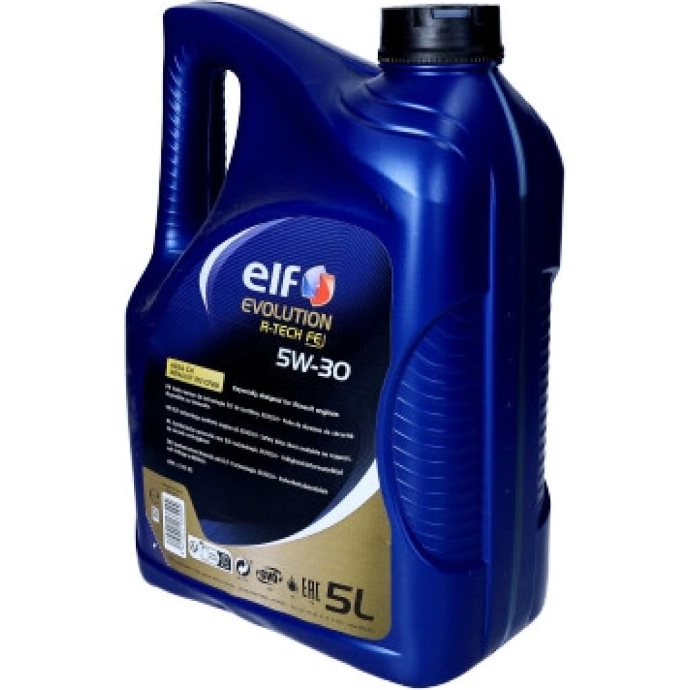 ELF Motoröl 5W-30 Evolution Motor Öl ACEA C4 R-Tech FE 5L Kompatibel mit RENAULT Clio 3 Schrägheck BR0/1, CR0/1 Twingo 2 CN0 Clio 2 BB0/1/2, CB0/1/2 Master 3 Kasten FV Megane 3 Grandtour KZ0/1