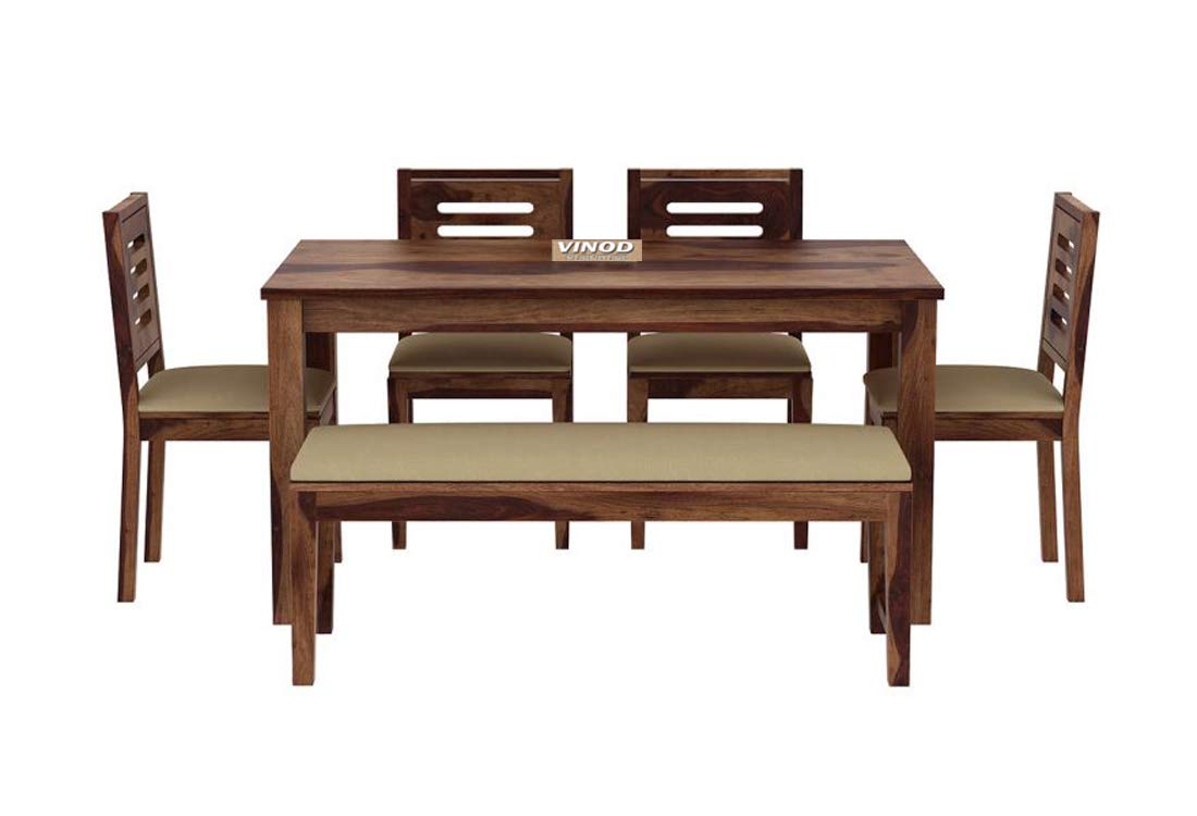 Buy VINOD FURNITURE HOUSE House Sheesham Wooden Dining Table 6 Seater