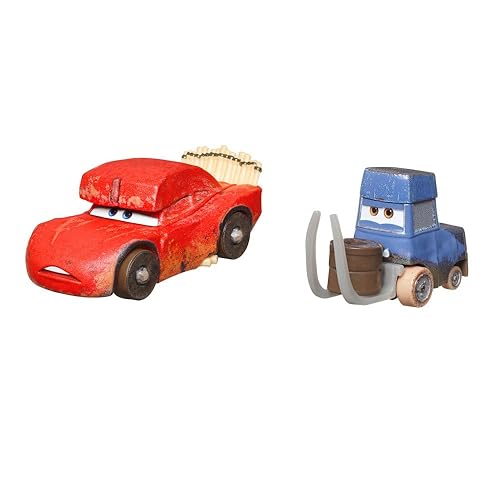 Disney Pixar Cars Cave Lightning McQueen and Pitstoposaurus Diecast 2