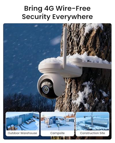 Reolink 4G PT Beveiligingscamera Outdoor Draadloze 2K 4MP met ultra-grote batterij, Zonnepaneel Aangedreven Camera, Altas Go PT - Afbeelding 5