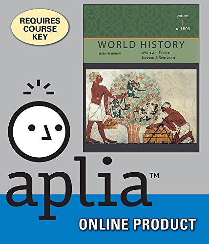 Aplia for Duiker/Spielvogel's World History, Volume I: To 1800, 7th Edition