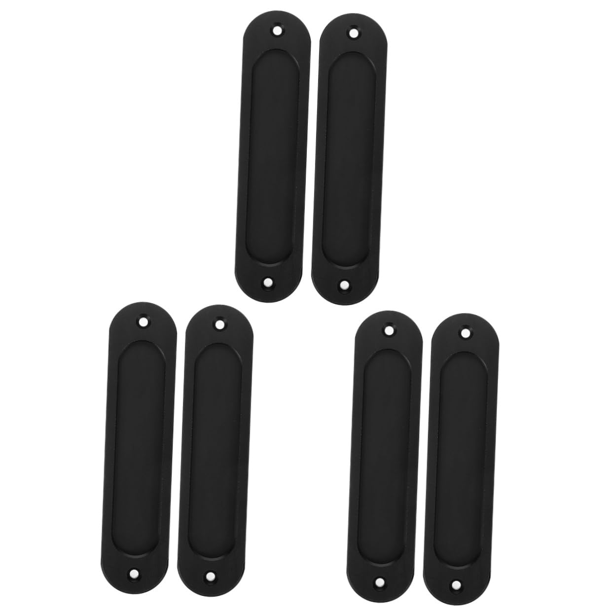 Porte Coulissante Encastrée Poignée Kit Cuisine Armoire Dressing Moderne 2 Pièces x3