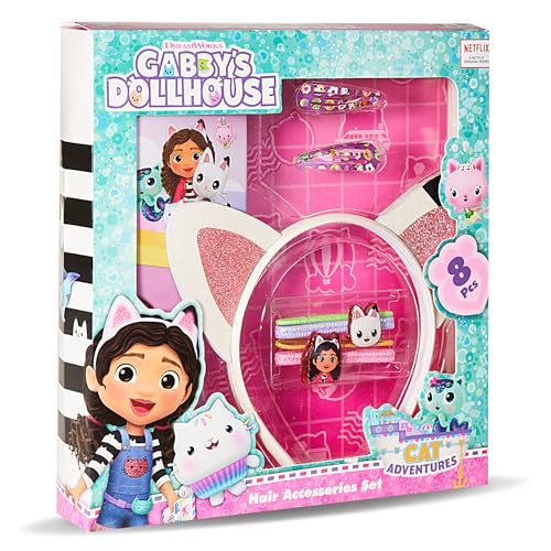 Gabbys Dollhouse Haarzubehör-Set haarreifen Katze - Ohren haarreif - Haarreif mit Katzenohren - Haarschmuck - katzehaarreif Geschenkidee für Kinder Mädchen