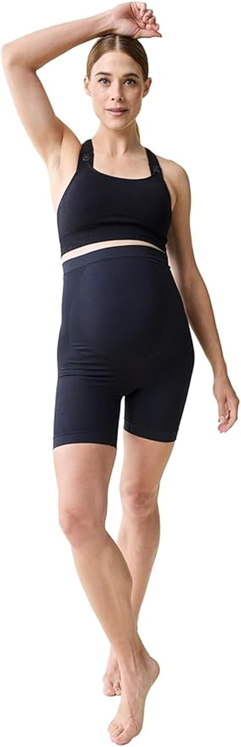 Ingrid & Isabel Basics - Postpartum and Maternity Bike Shorts - Maternity Shapewear Shorts