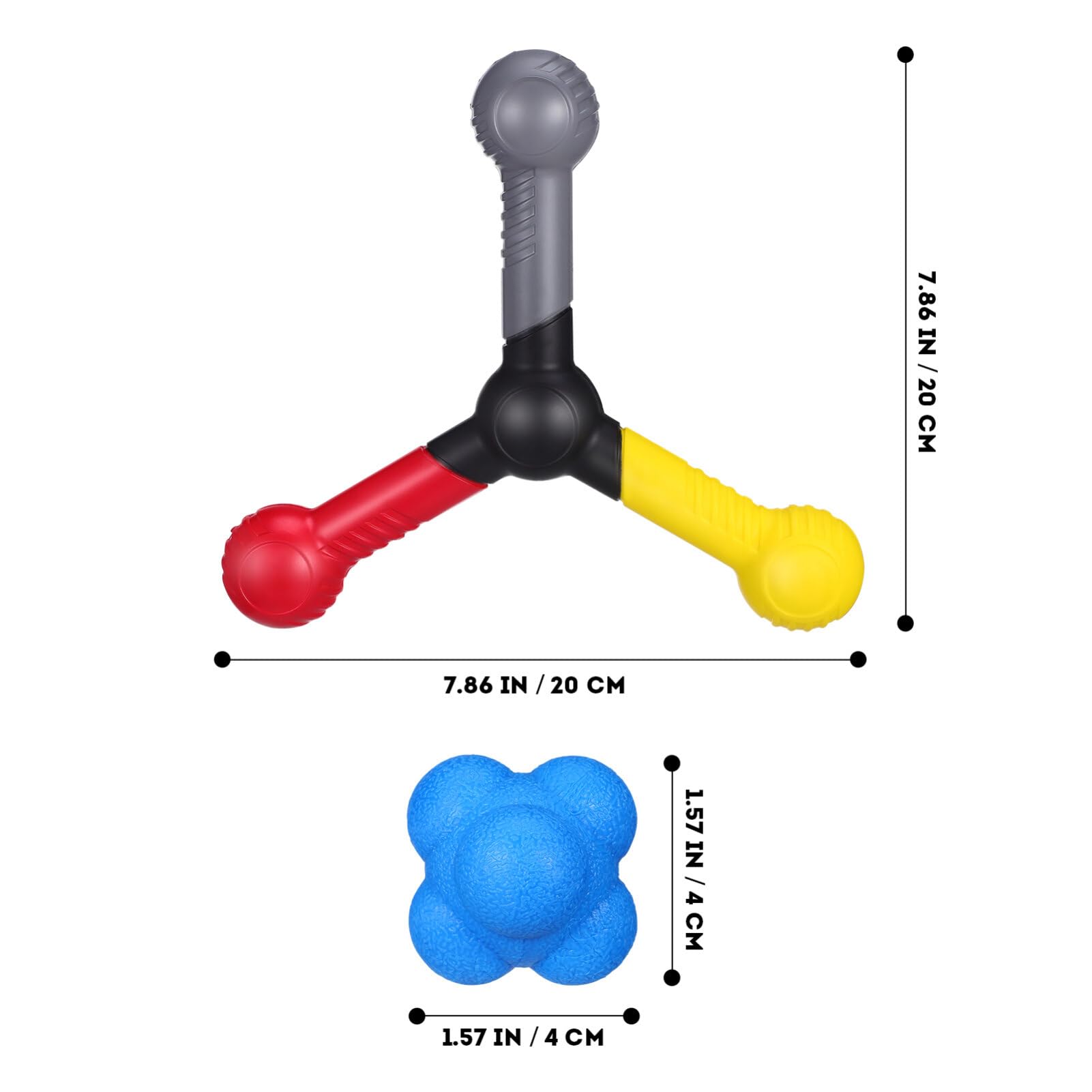 Toddmomy Reaction Training Ball & Agility Sticks Set - Image 2