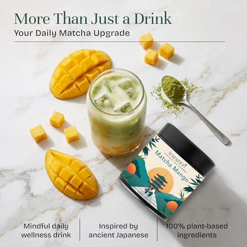 Té Matcha Mango Latte instantáneo 100g miniatura 6